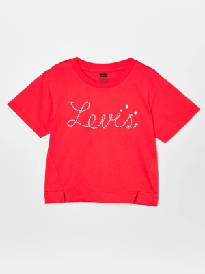 T-shirt z nadrukiem Levi's różowy