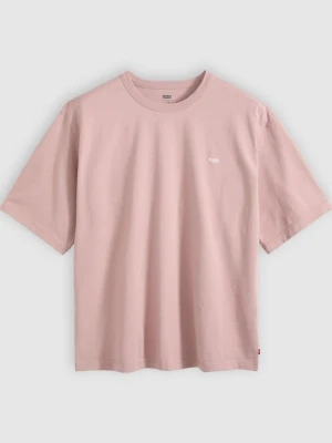 T-shirt z nadrukiem Levi's różowy melanż