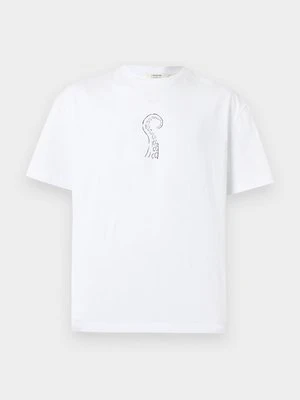 T-shirt z nadrukiem Libertine-Libertine biały