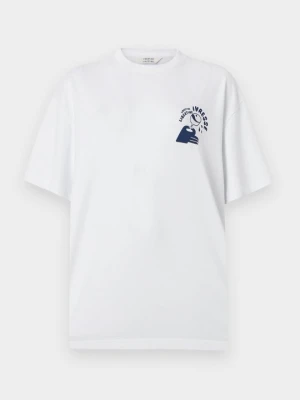 T-shirt z nadrukiem Libertine-Libertine biały