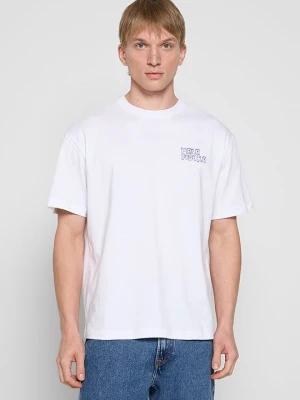 T-shirt z nadrukiem Libertine-Libertine biały