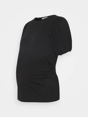 T-shirt z nadrukiem Lindex czarny