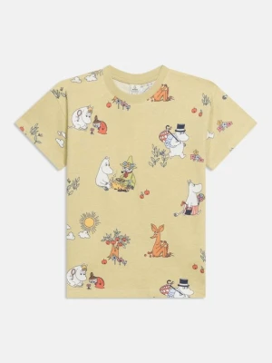 T-shirt z nadrukiem Lindex jasnozielony
