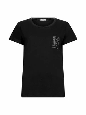 T-shirt z nadrukiem Liu Jo czarny