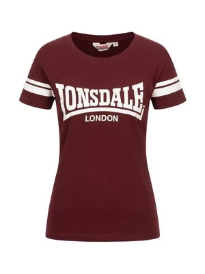 T-shirt z nadrukiem Lonsdale