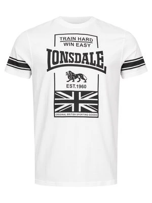 T-shirt z nadrukiem Lonsdale