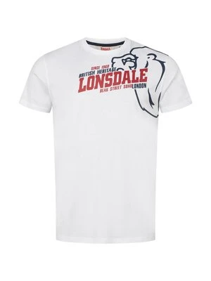 T-shirt z nadrukiem Lonsdale