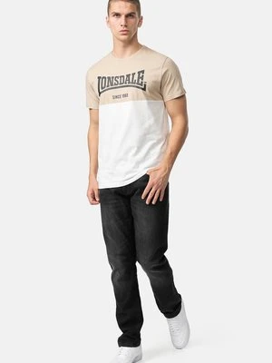T-shirt z nadrukiem Lonsdale