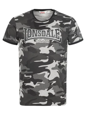 T-shirt z nadrukiem Lonsdale szary