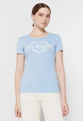 T-shirt z nadrukiem Love Moschino