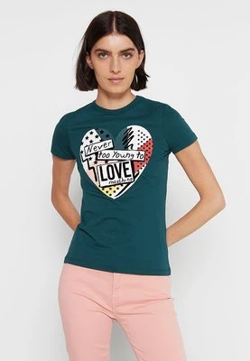 T-shirt z nadrukiem Love Moschino