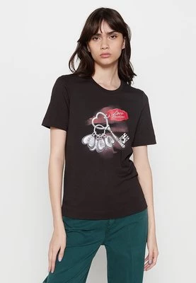 T-shirt z nadrukiem Love Moschino