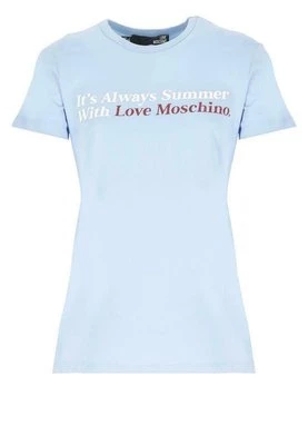 T-shirt z nadrukiem Love Moschino