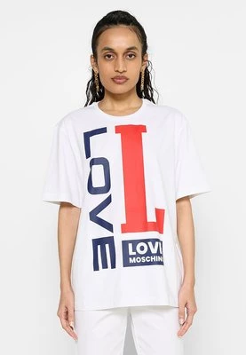 T-shirt z nadrukiem Love Moschino