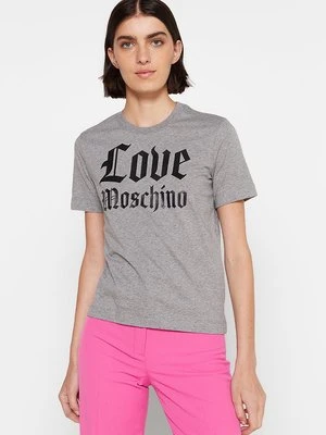 T-shirt z nadrukiem Love Moschino