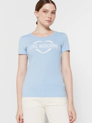 T-shirt z nadrukiem Love Moschino