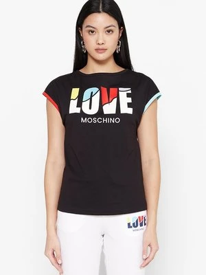 T-shirt z nadrukiem Love Moschino