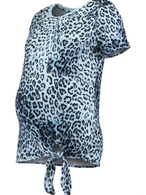 T-shirt z nadrukiem Love2wait jasnoniebieski