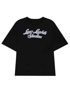 T-shirt z nadrukiem Low Lights Studios czarny