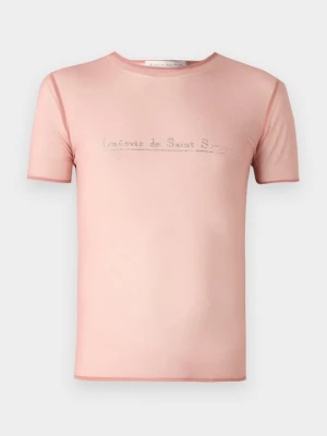 T-shirt z nadrukiem Ludovic De Saint Sernin różowy