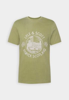 T-shirt z nadrukiem Lyle & Scott