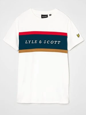 T-shirt z nadrukiem Lyle & Scott