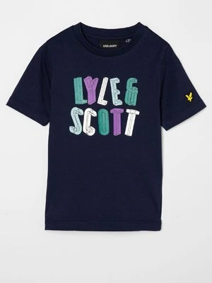 T-shirt z nadrukiem Lyle & Scott