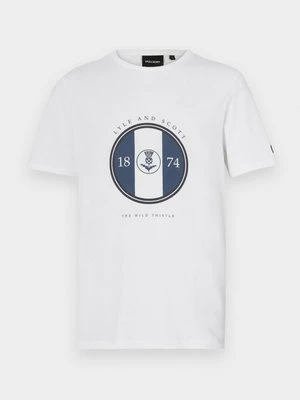 T-shirt z nadrukiem Lyle & Scott