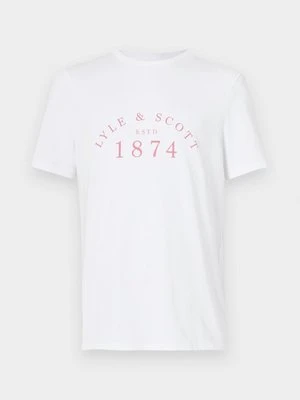 T-shirt z nadrukiem Lyle & Scott