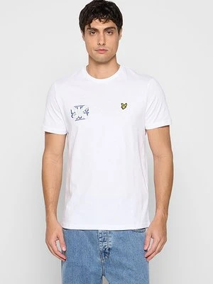 Zdjęcie produktu T-shirt z nadrukiem Lyle & Scott biały