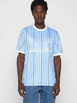 Zdjęcie produktu T-shirt z nadrukiem Lyle & Scott niebieski