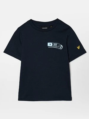 T-shirt z nadrukiem Lyle & Scott