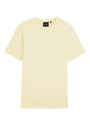 T-shirt z nadrukiem Lyle & Scott beżowy