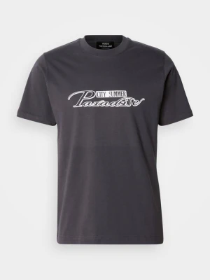 T-shirt z nadrukiem Mads Nørgaard ciemnoszary