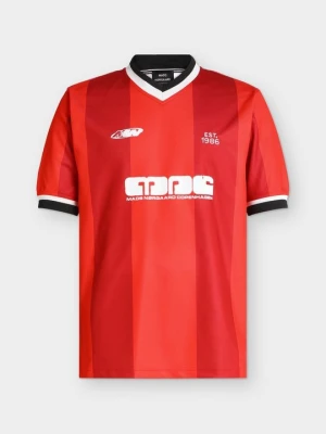 T-shirt z nadrukiem Mads Nørgaard czerwony