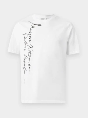 T-shirt z nadrukiem Maison Kitsuné biały