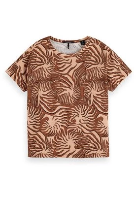 T-shirt z nadrukiem Maison Scotch