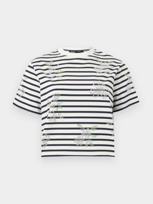 T-shirt z nadrukiem Maje biały