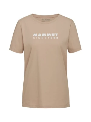 T-shirt z nadrukiem Mammut beżowy