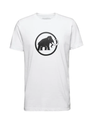 T-shirt z nadrukiem Mammut biały