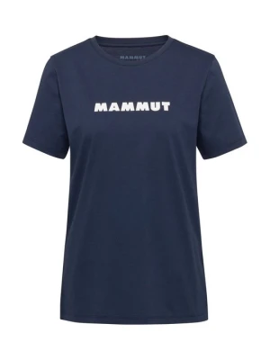 T-shirt z nadrukiem Mammut granatowy