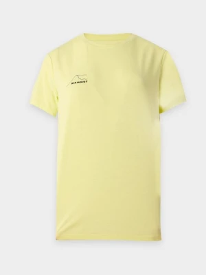 T-shirt z nadrukiem Mammut jasnożółty