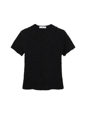 Zdjęcie produktu T-shirt z nadrukiem Mango czarny