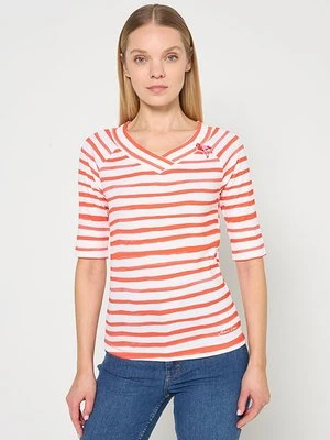 T-shirt z nadrukiem Marc Cain
