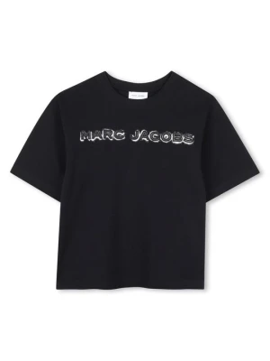 T-shirt z nadrukiem MARC JACOBS KIDS czarny