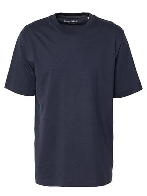 T-shirt z nadrukiem Marc O'Polo granatowy
