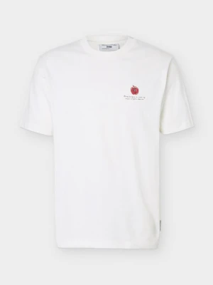 T-shirt z nadrukiem Marc O'Polo biały