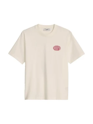 T-shirt z nadrukiem Marc O'Polo biały