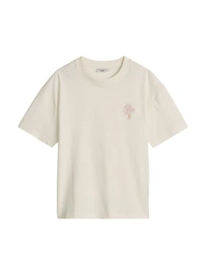 T-shirt z nadrukiem Marc O'Polo biały