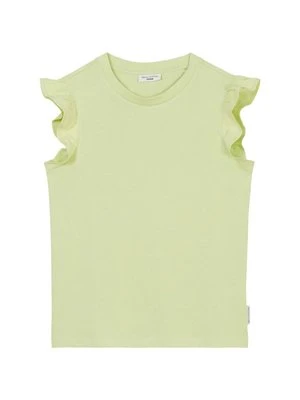 T-shirt z nadrukiem Marc O'Polo jasnozielony